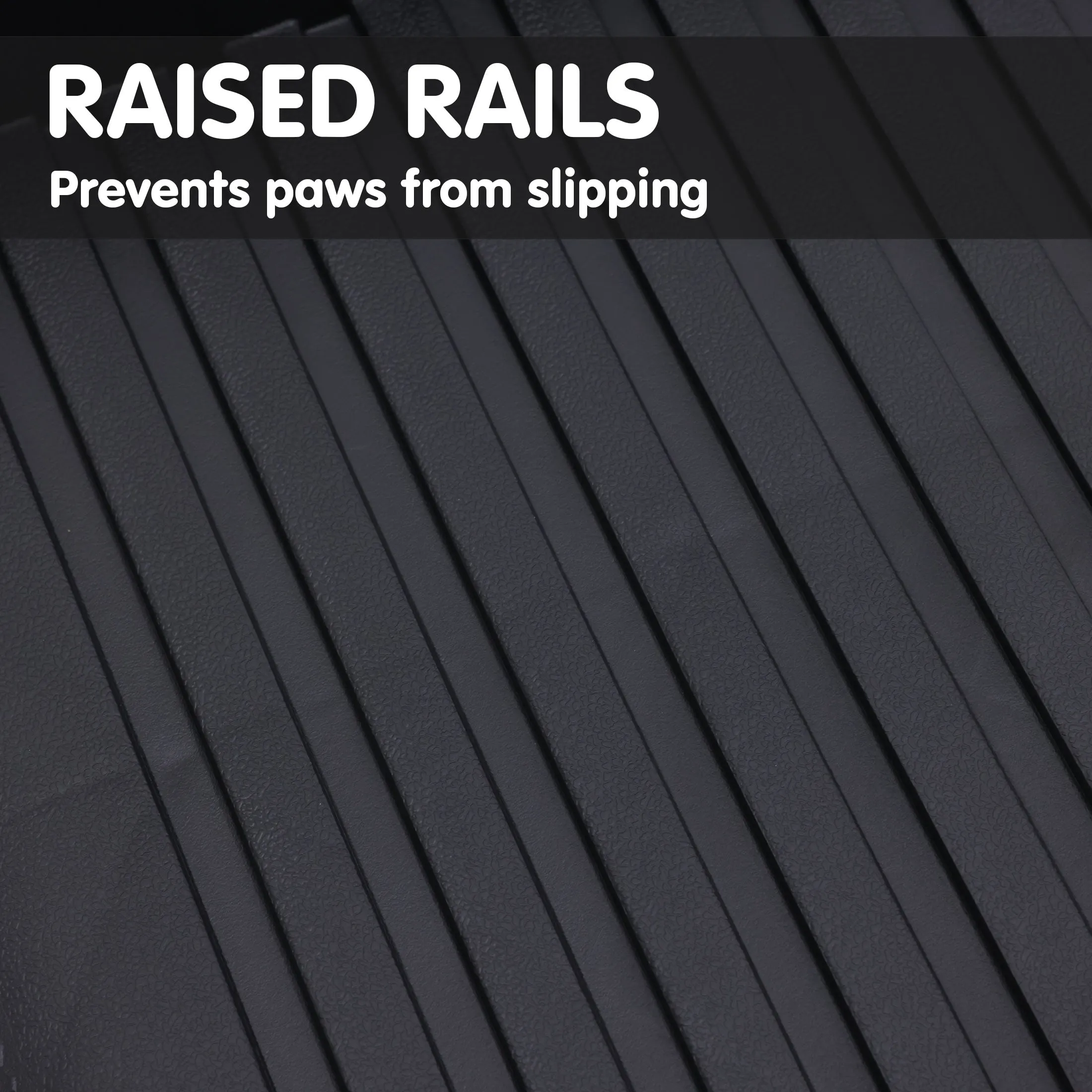 152cm Folding Pet Ramp with Rails & Handle - Furtastic