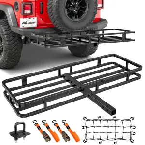 53Inch Hitch Cargo Carrier Fits 2-inch Hitch Receiver