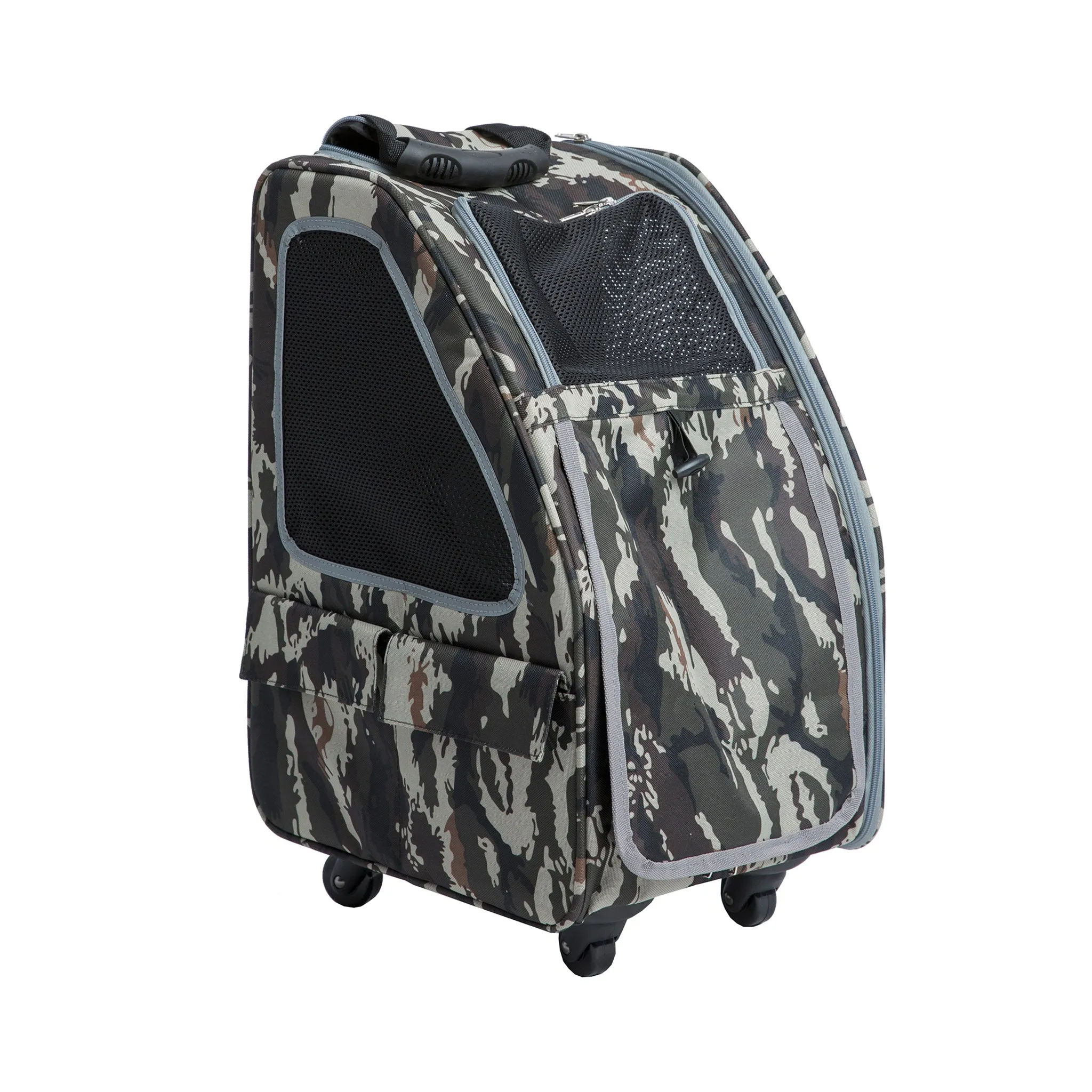 Army Camo 5-in-1 Pet Stroller - Complete Travel System Set