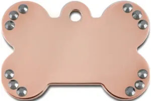 BRONZE BONE TAG