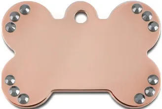 BRONZE BONE TAG