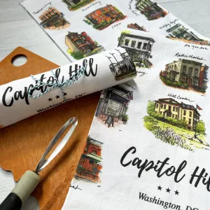 Capitol Hill Kitchen Towel (flour sack cotton)