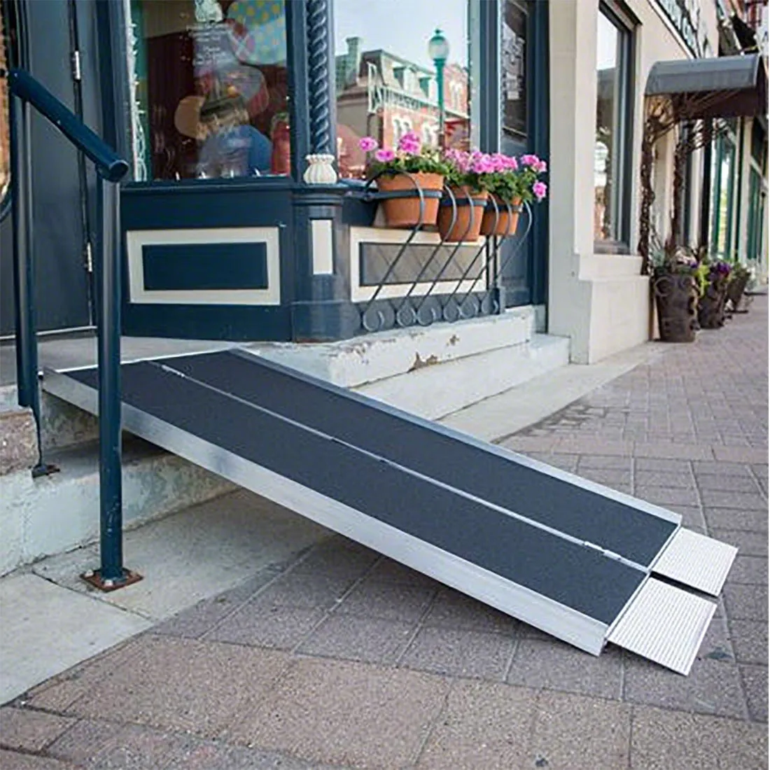 EZ-Access Suitcase® Singlefold AS Portable Ramp, Black