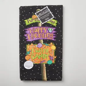 Halloween Sign Towel