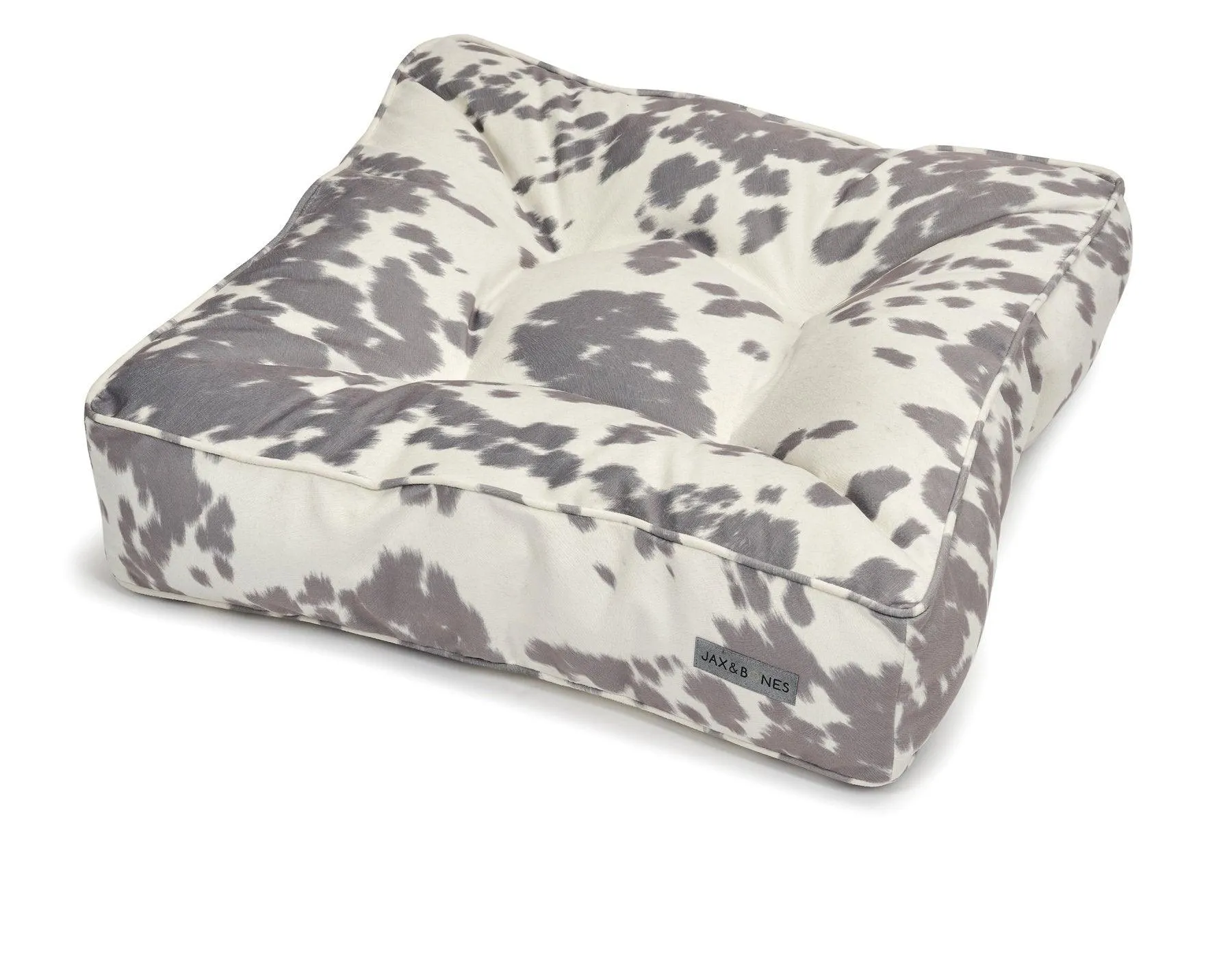 Jax & Bones Udder Grey Tufted Pillow Top Bed