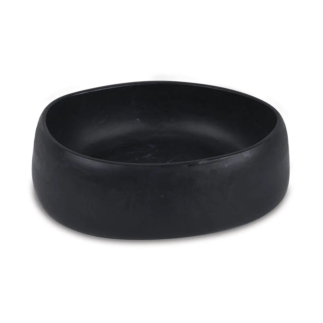 Kazoo The Better Bowl Recycled Plastic Ergonomic Dog and Cat Bowl Charcoal^^^