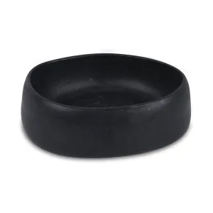 Kazoo The Better Bowl Recycled Plastic Ergonomic Dog and Cat Bowl Charcoal^^^