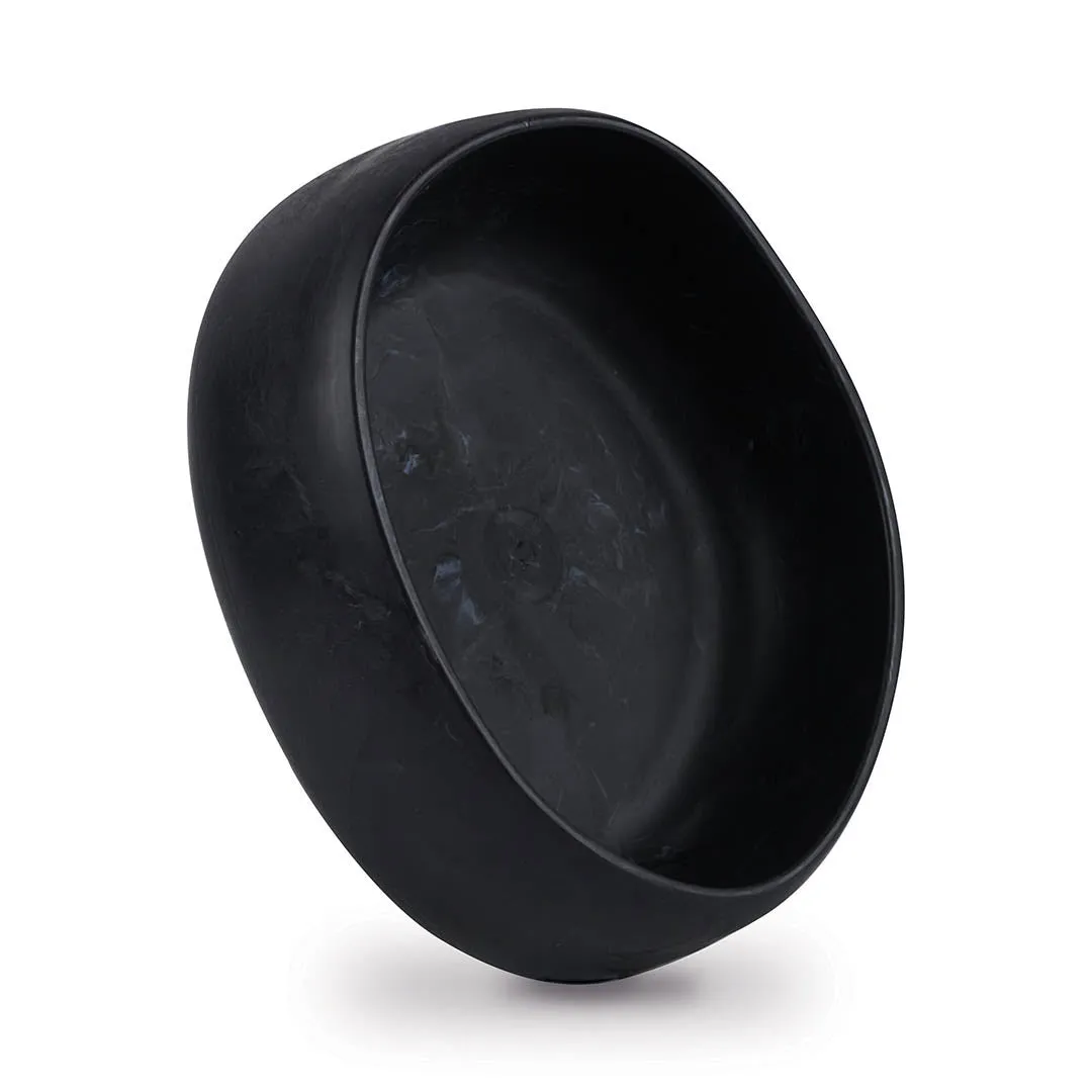 Kazoo The Better Bowl Recycled Plastic Ergonomic Dog and Cat Bowl Charcoal^^^