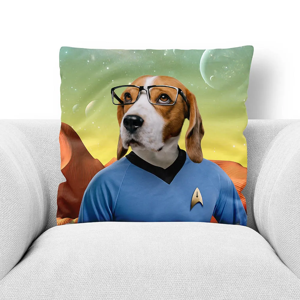 MISTER SPOOK - CUSTOM PET PORTRAIT THROW PILLOW