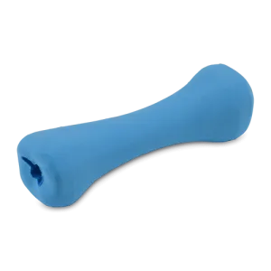 Natural Rubber Bone Eco Dog Toy - Blue