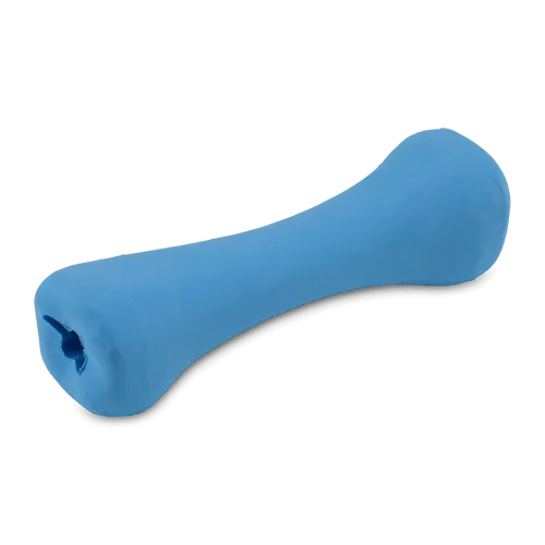 Natural Rubber Bone Eco Dog Toy - Blue