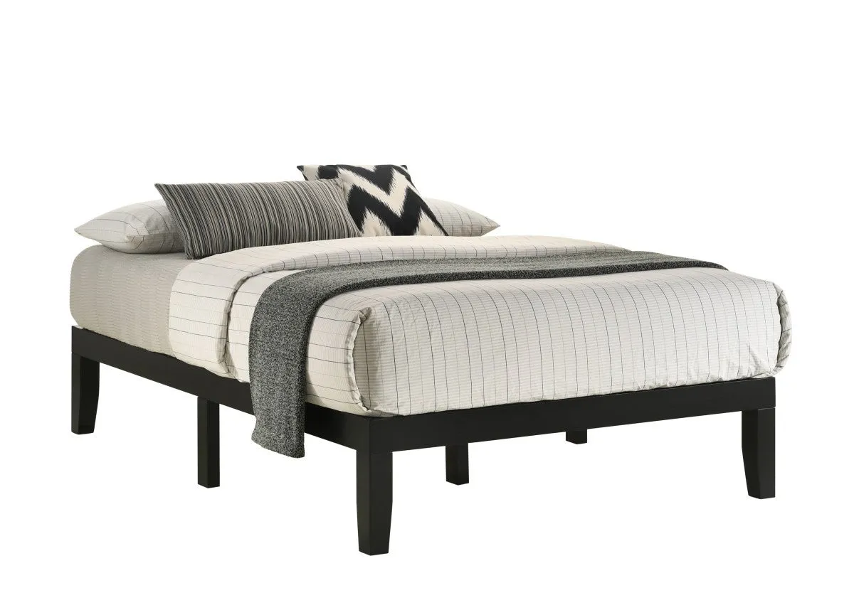 Naven Queen Platform Bed - Black