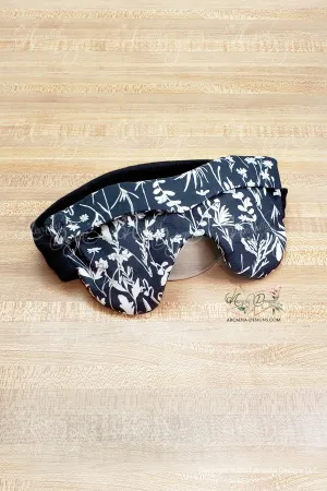 Organic Cotton Sleep Mask with multipurpose flaxseed Lavender pack