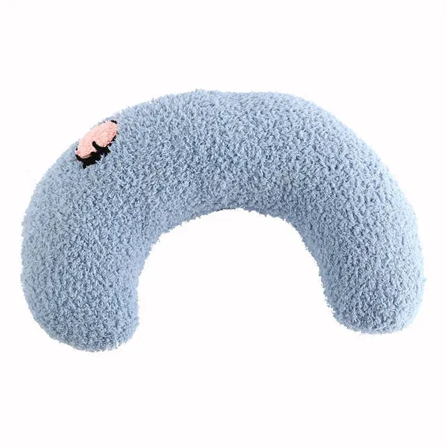 Pet Little Pillow - Fashion Neck Protector - Deep Sleep Puppy Kitten U-Shaped Pillow - Dog Cat Headrest Sleeping Pillow - Pet Supplies