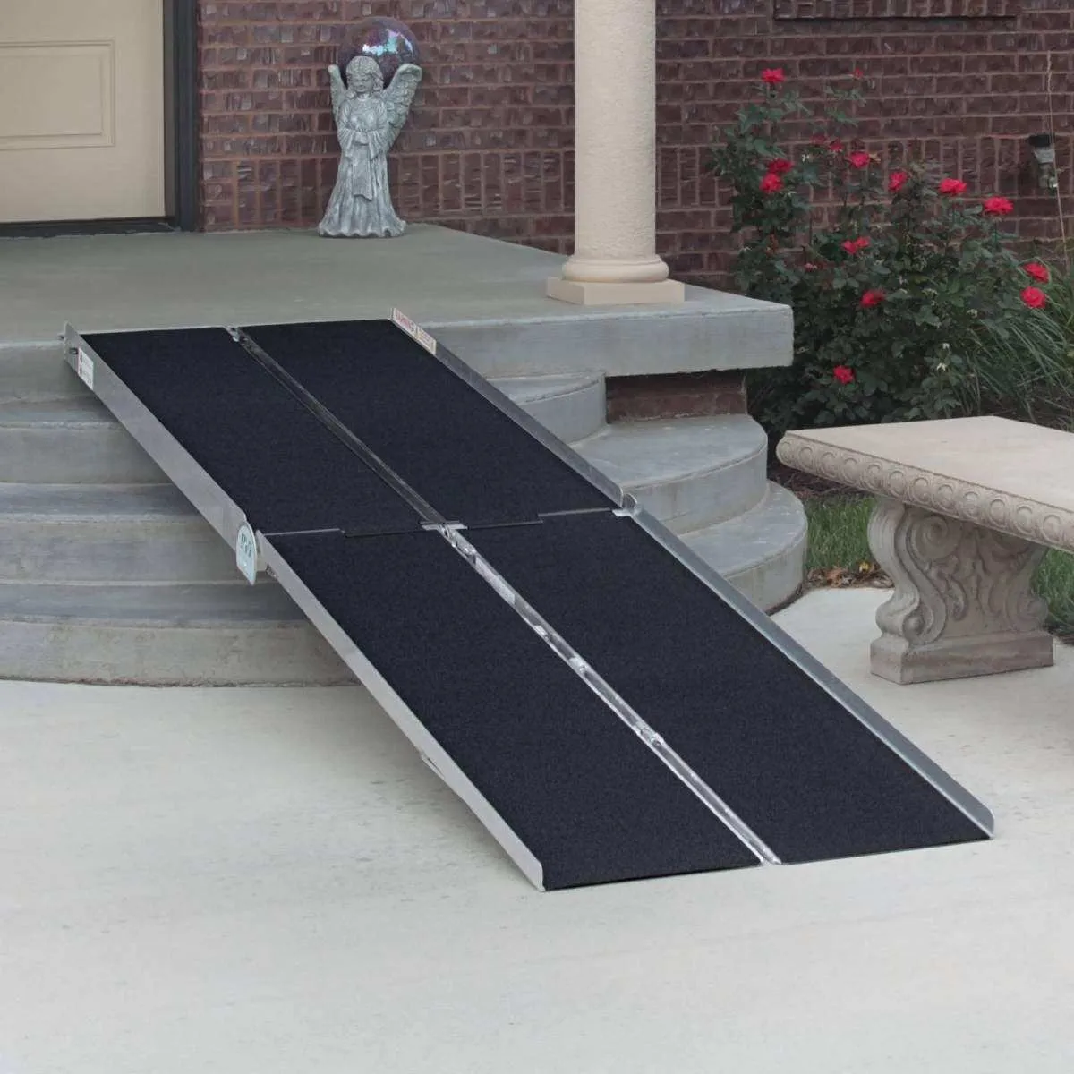 Prairie View Industries Bariatric Multifold Wheelchair Ramp 8 x 36"