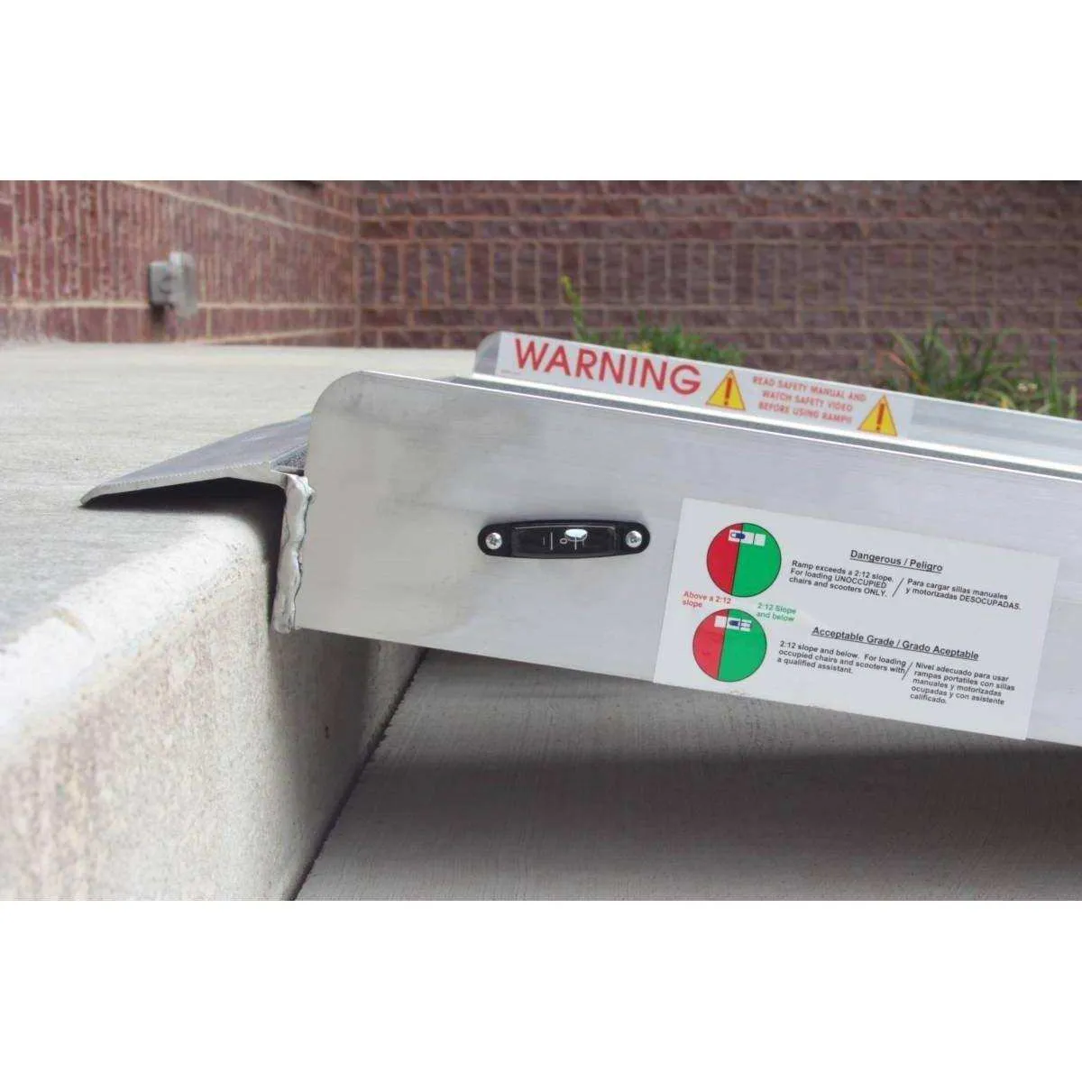 Prairie View Industries Bariatric Multifold Wheelchair Ramp 8 x 36"