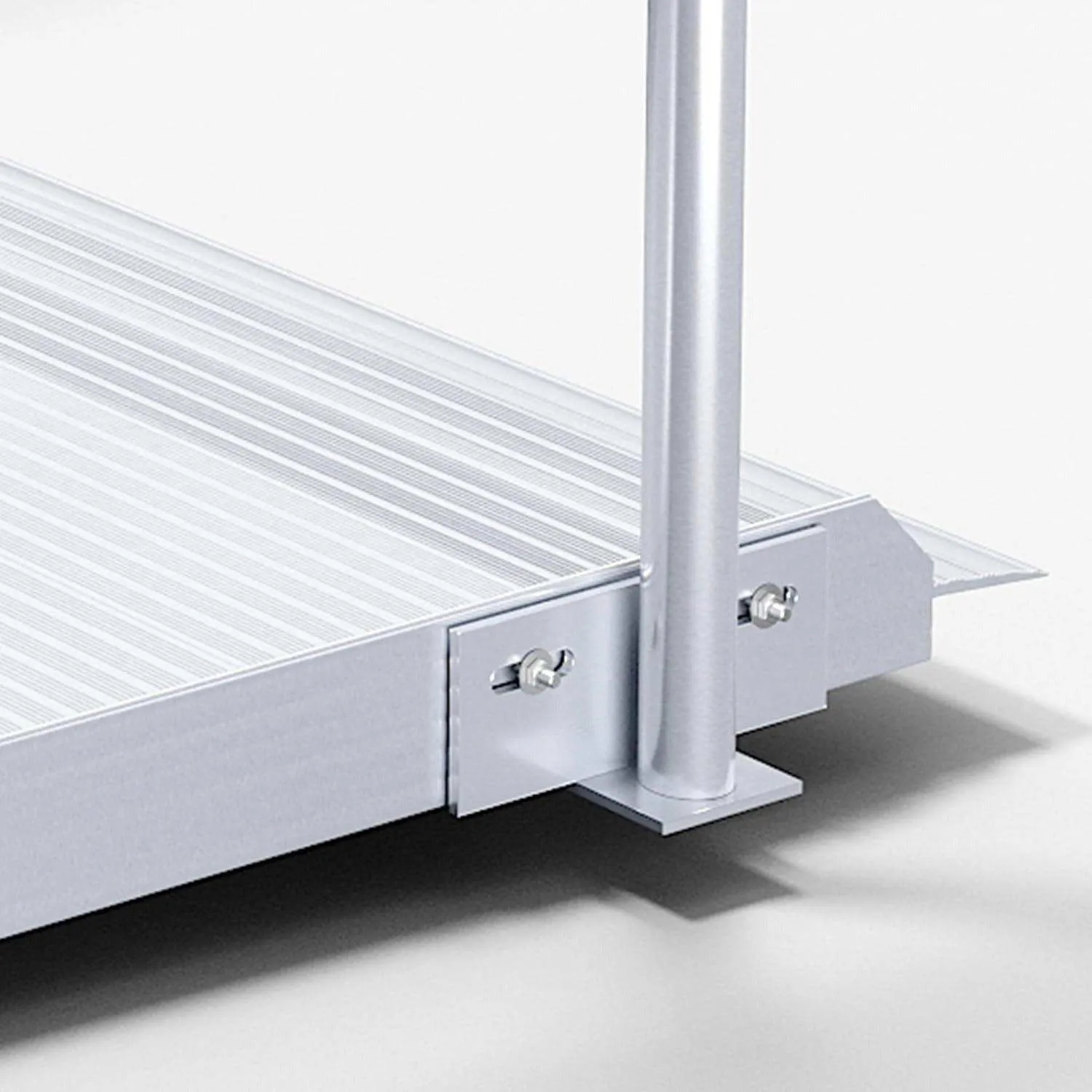 Rampit USA Empower Series Semi-Portable Curb Ramp with Handrails