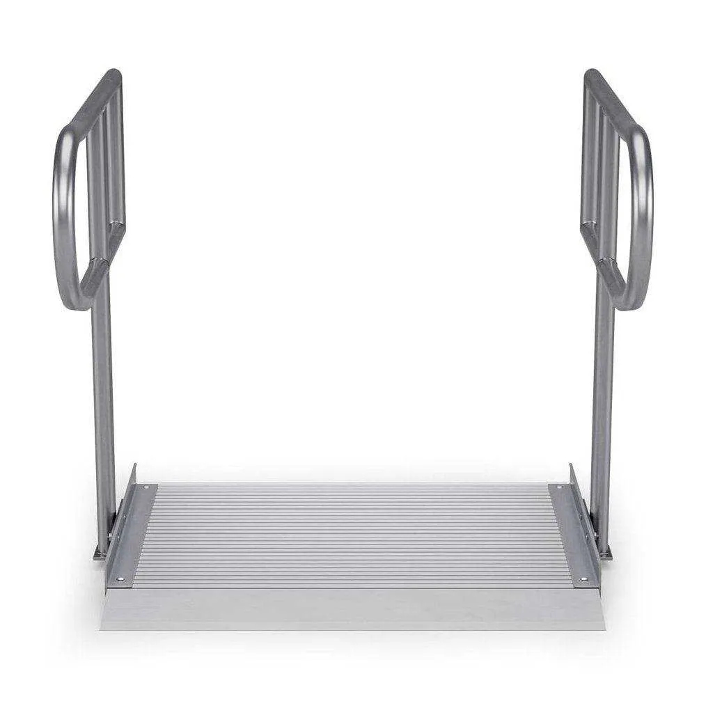 Rampit USA Empower Series Semi-Portable Curb Ramp with Handrails