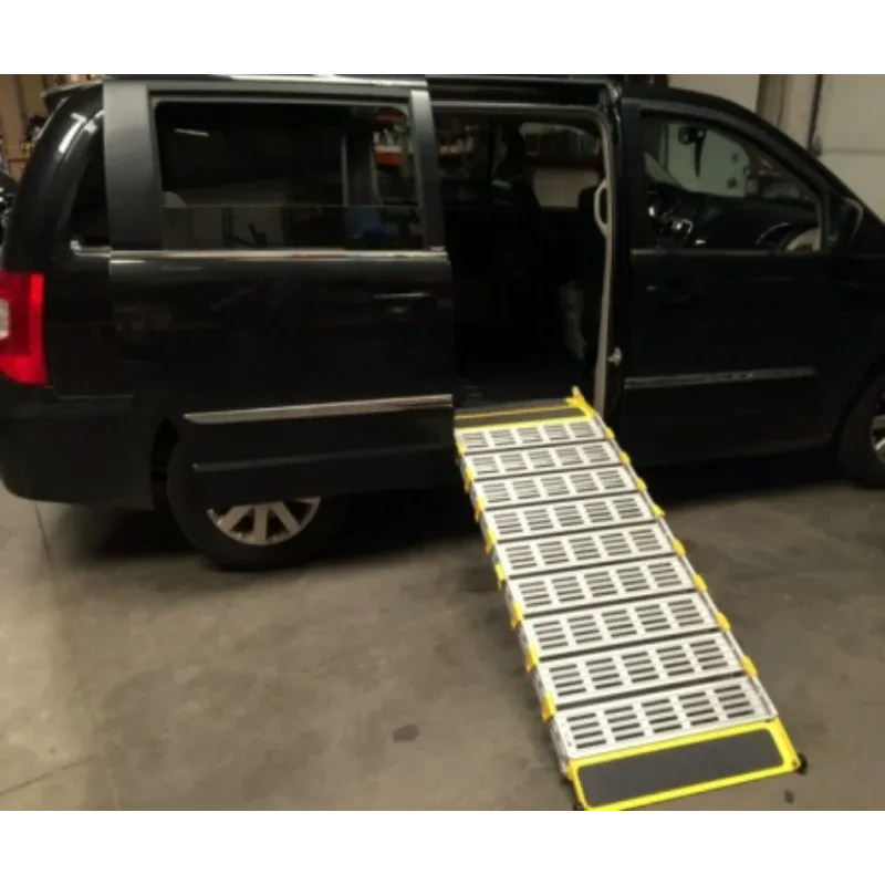 Roll a Ramp 7' L x 26" W Manual Mini-Van Folding Ramp