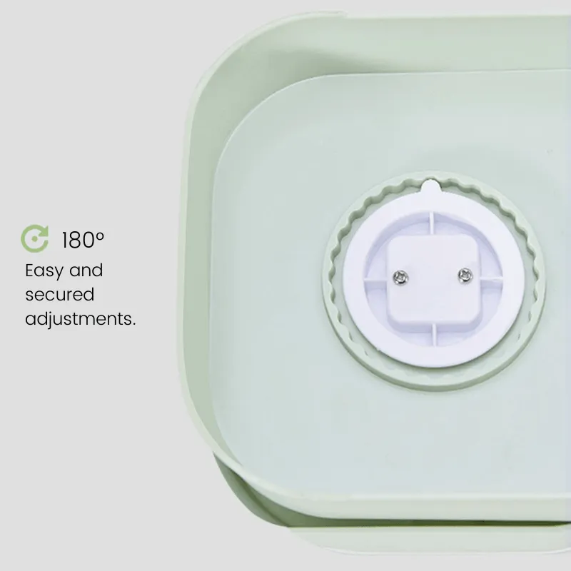 Rotational Compact Pet Food Bowl and Water Feeder