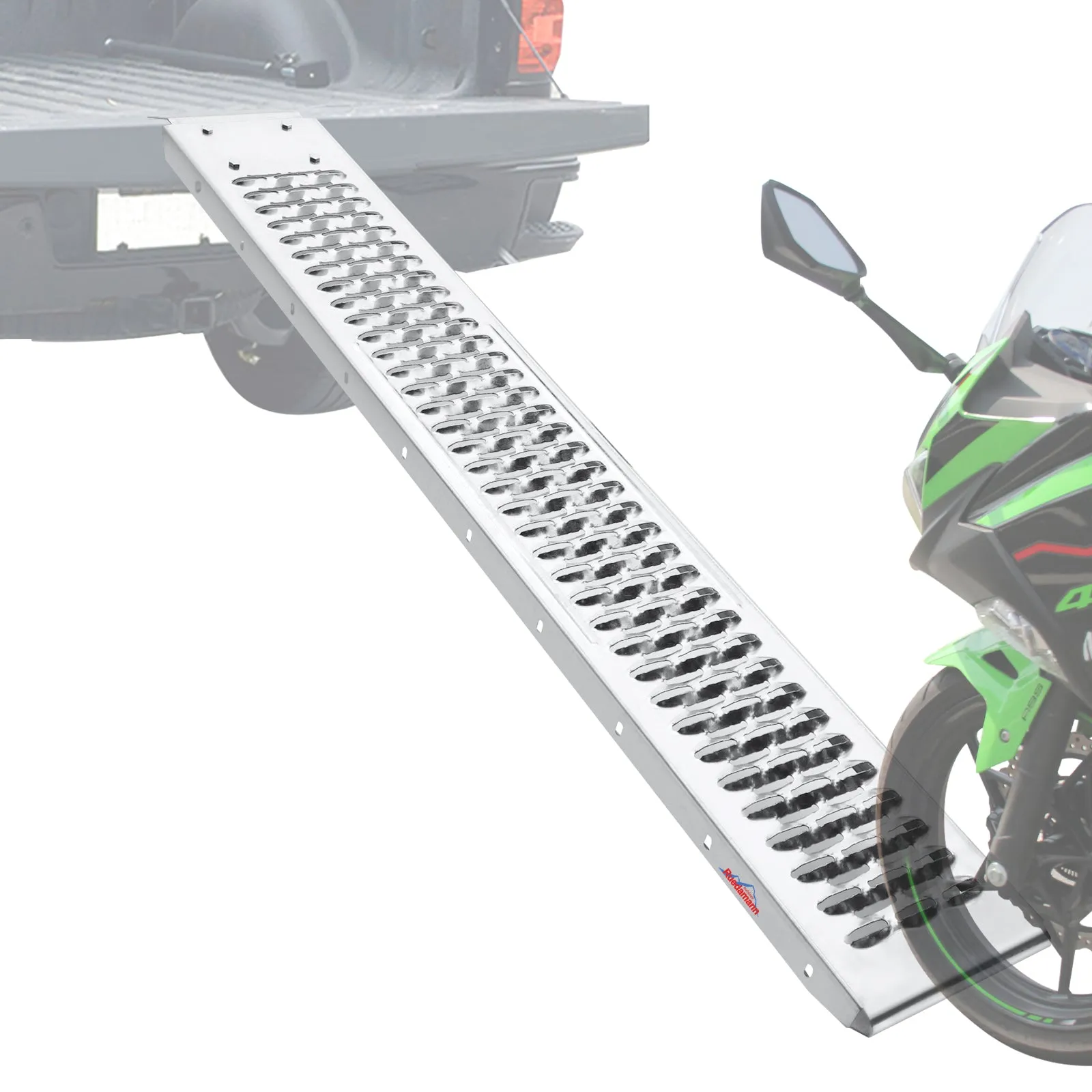 Ruedamann® Steel Loading Ramp with Toothed Surface Heavy Duty  Pack of 2