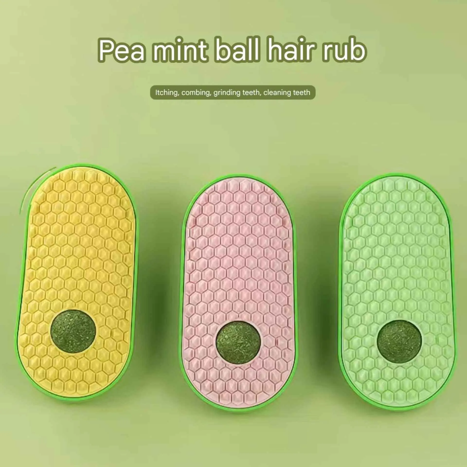 Scratcher with a mint ball