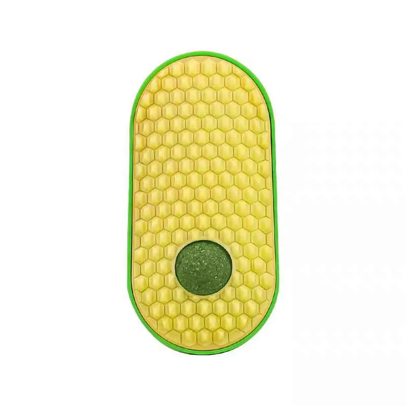 Scratcher with a mint ball
