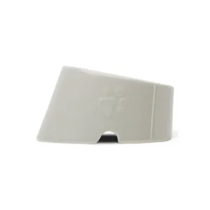 Scruffs - Icon Slanted Pet Bowl Light Grey (18cm)