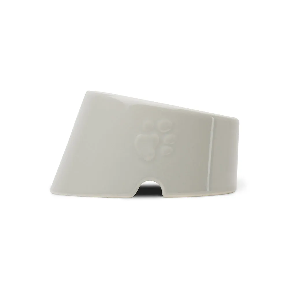 Scruffs - Icon Slanted Pet Bowl Light Grey (18cm)