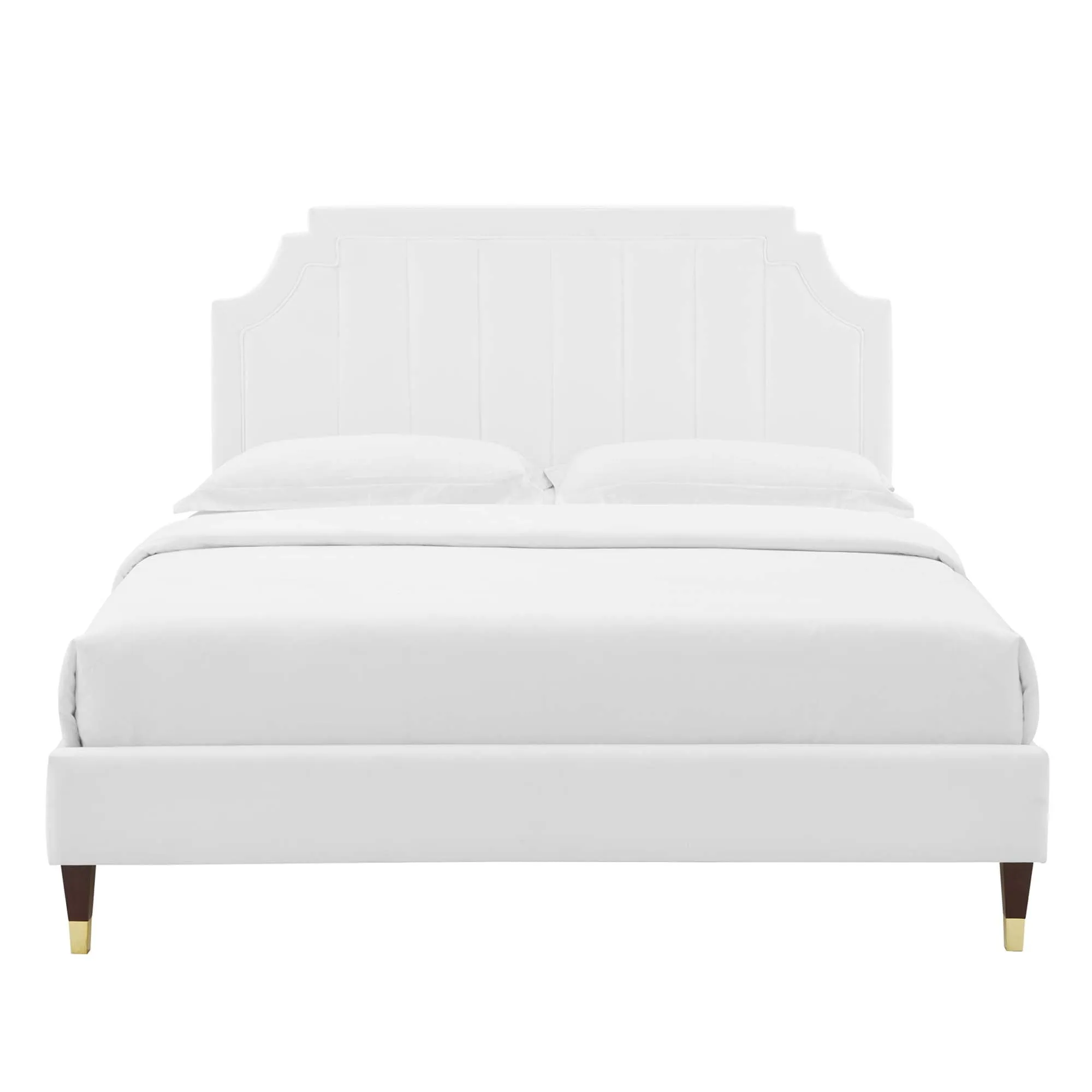 Sienna Performance Velvet Platform Bed by Modway