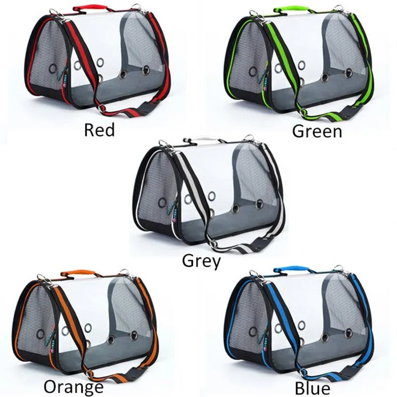 Transparent Lightweight Tote Shoulder Bag Pet Carrier