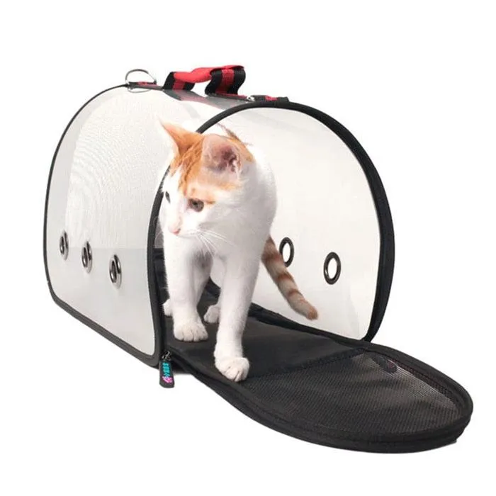 Transparent Lightweight Tote Shoulder Bag Pet Carrier