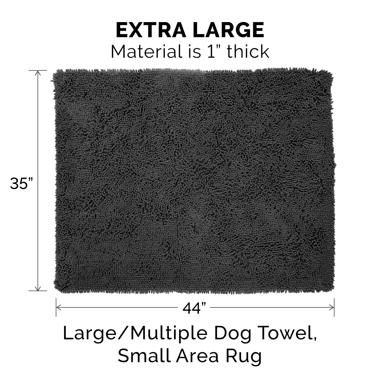 Ultra Absorbent Muddy Paws Pet Towel & Shammy Dog Rug